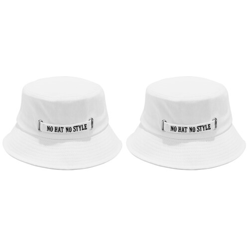 2Pièces Chapeaux Uv Blancs Été Pêche Randonnée Cyclisme 1