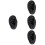 4Pièces Silicone Noir Durable Pour Formation Piercing 6