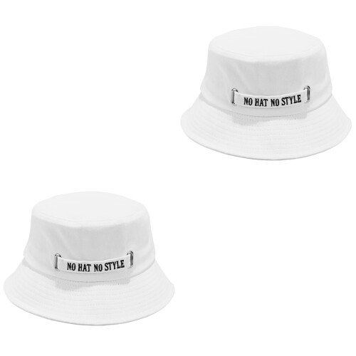 2Pièces Chapeaux Uv Blancs Été Pêche Randonnée Cyclisme 2