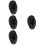 4Pièces Silicone Noir Durable Pour Formation Piercing 7