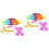 2Ensembles Tenue Tutu Fluide Accessoires Résille Et Perles 4