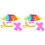 2Ensembles Tenue Tutu Fluide Accessoires Résille Et Perles 2