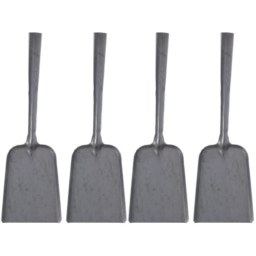 4Pièces À Cendres Noires Robustes Pour Bbq Usage À 1