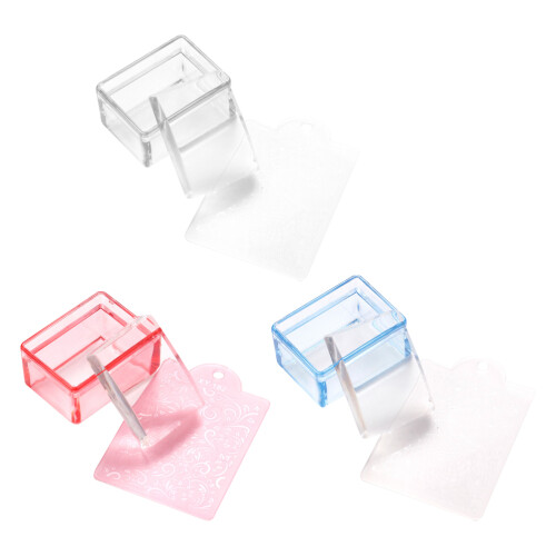 6Pièces Tampons Nail Art Salon DIY Multicolores