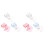 6Pièces Tampons Nail Art Salon DIY Multicolores 2