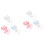 6Pièces Tampons Nail Art Salon DIY Multicolores 4