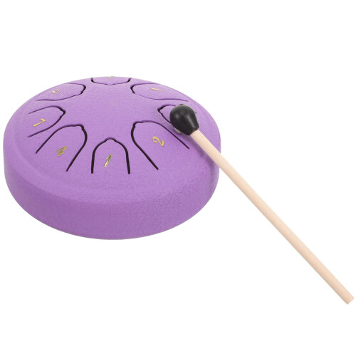 3Ensembles Tambours Langue En Acier Violet Pour Et
