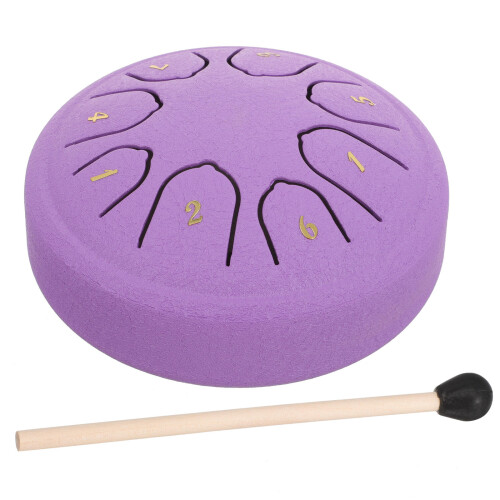 3Ensembles Tambours Langue En Acier Violet Pour Et 2