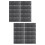 20Pièces Protection Clavier PVC Noir Stickers Langues Étrangères 7