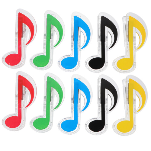 20Pièces Clips ABS Multicolores Pour Livre Et Notes 1