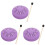 3Ensembles Tambours Langue En Acier Violet Pour Et 4