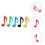 20Pièces Clips ABS Multicolores Pour Livre Et Notes 10