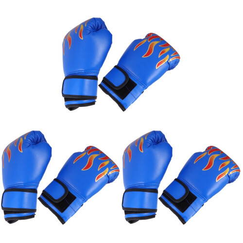3Pièces Enfant Boxe PU Respirants Avec Mitaines Adaptables 1