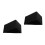 2Pièces Outils Antidérapants Triangles De Roue En Caoutchouc Noir 10