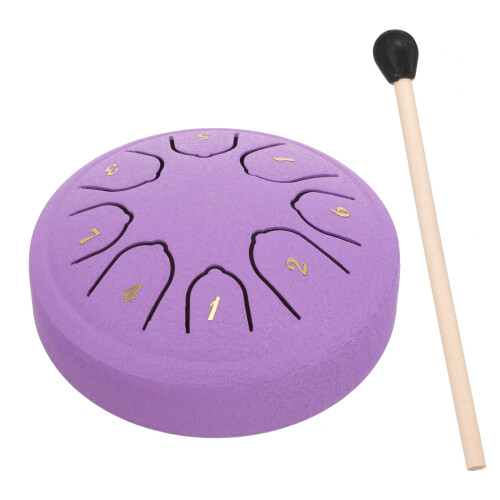 3Ensembles Tambours Langue En Acier Violet Pour Et 1