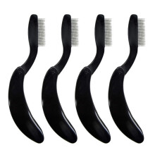 12Pièces Peignes Pliables Pour Cils Et Sourcils Manche Plastique Noir