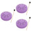 3Ensembles Tambours Langue En Acier Violet Pour Et 8