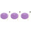 3Ensembles Tambours Langue En Acier Violet Pour Et 6