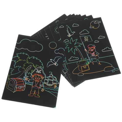 3Ensembles Kit À Gratter DIY Pour Enfants Support