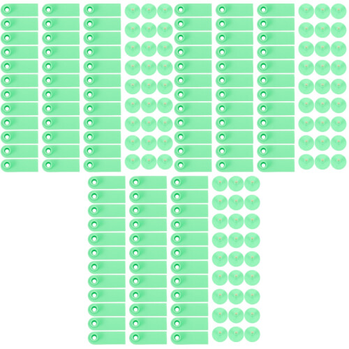 300Pièces Tags Identification Animaux Plastique Pour Mouton 2