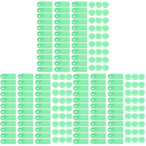 300Pièces Tags Identification Animaux Plastique Pour Mouton 1