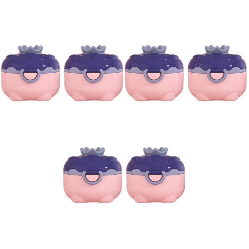 6Pièces Conteneurs Rose, Portable 2