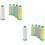 10Pièces Fil Luminescent Polyester Pour Broder 6