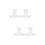 4Pièces Socle Stylo Impression 3D Transparent Usage Pratique Plastique 7