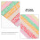 400Pièces Papier Étoiles Glow Multicolores Résistant Pour DIY 6