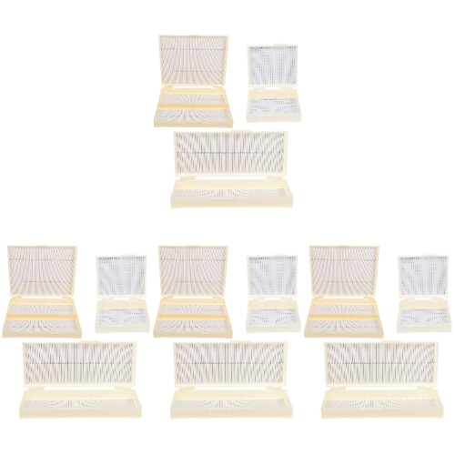 12Pièces Boîtes De Rangement Pour Lames De Microscope Solides 1