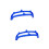 2Pièces Plastique Bleu Style Sac DIY 7