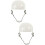 2Pcs Universal Protective White Hat Liners with Durable ABS Material 9