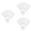 3Ensembles Disques Tressage Kumihimo Blancs Pour DIY Faciles 6
