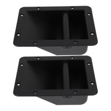4Pièces Poignées Plastique Pour Caisson Haut-Parleur De Noires