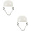 2Pcs Universal Protective White Hat Liners with Durable ABS Material 8