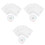 3Ensembles Disques Tressage Kumihimo Blancs Pour DIY Faciles 3