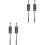 4Pièces Signal Paysager Miniature Gris Accessoire Table De Sable 5