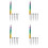 4Ensembles Kits Nail Art Liners Nylon Pour 7