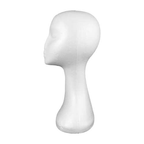 2Pièces Tête Mannequin Blanche Pour Et Perruque