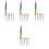 4Ensembles Kits Nail Art Liners Nylon Pour 5