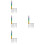 4Ensembles Kits Nail Art Liners Nylon Pour 9