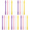 20Pièces Râpes De Mélange En Silicone Colorées Pour Usage 4