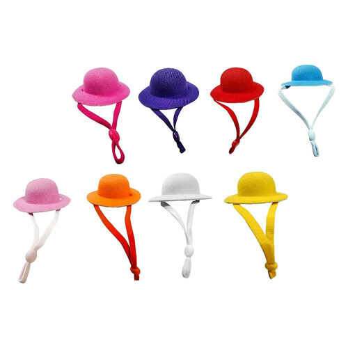 16 Pcs Hen Hat Parrot Bird Supplies Plush