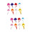 16 Pcs Hen Hat Parrot Bird Supplies Plush 7
