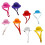 16 Pcs Hen Hat Parrot Bird Supplies Plush 10