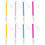 8Pcs Assorted Slide Whistles Plastic Musical Instrument Toy 5