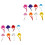 16 Pcs Hen Hat Parrot Bird Supplies Plush 3