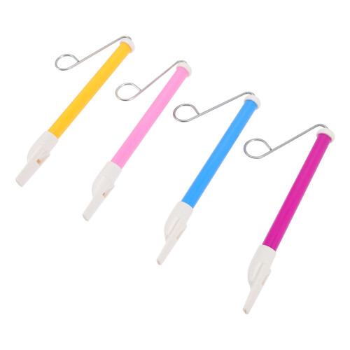 8Pcs Assorted Slide Whistles Plastic Musical Instrument Toy