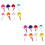 16 Pcs Hen Hat Parrot Bird Supplies Plush 6