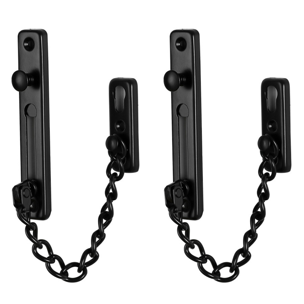 4Pcs Stainless Steel Door Guard Chain Security Lock Durable Anti Theft 3623508463886